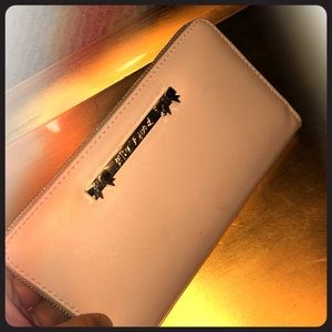 Betsy Johnson vibrant pink wallet